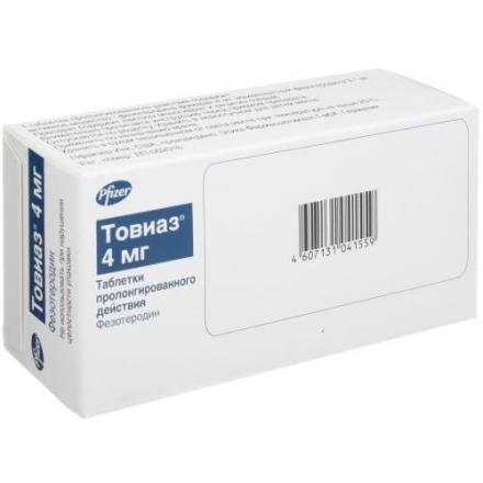 ТОВИАЗ табл. пролонг. 4 мг №28