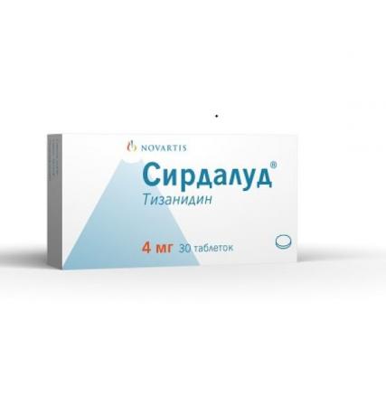 СИРДАЛУД табл. 4 мг №30