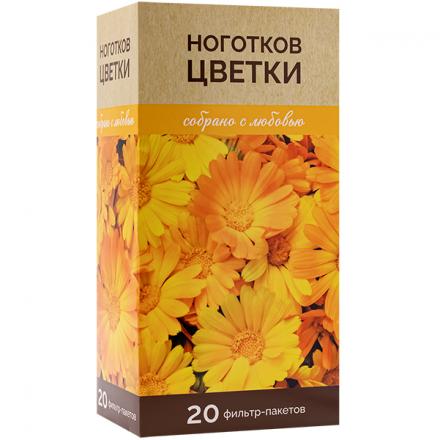 ФИТОЧАЙ НОГОТКОВ ЦВЕТКИ (КАЛЕНДУЛА) ТМ ф/п №20