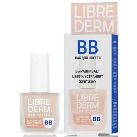 ЛИБРИДЕРМ ЛАК ДЛЯ НОГТЕЙ 10 мл ВВ (выравн. цвет ногтя)