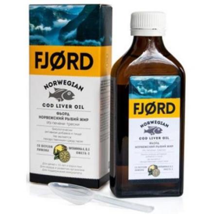 РЫБИЙ ЖИР FJORD р-р внутр. лимон фл. 200 мл