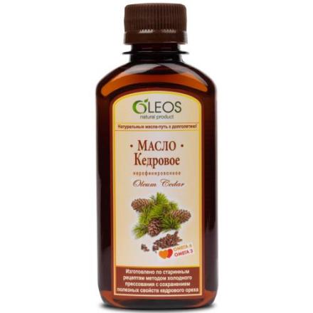 МАСЛО ПИЩЕВОЕ КЕДР ОЛЕОС 200 мл