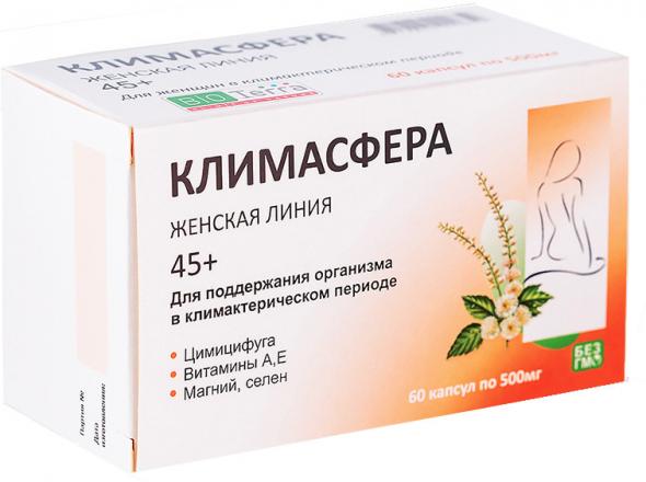 КЛИМАСФЕРА капс. 500 мг №60