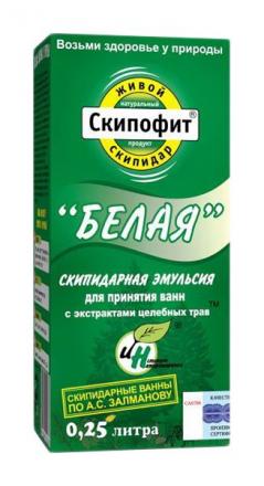 СКИПОФИТ СКИПИДАРН. СРЕДСТВО ДЛЯ ВАНН СКИПИДАРН. 250 мл белая