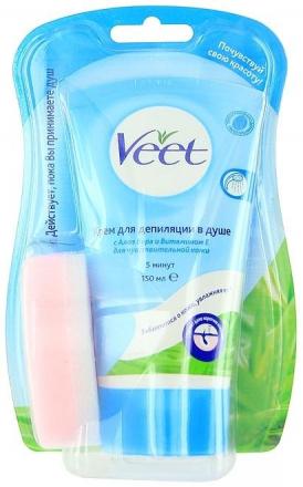 VEET КРЕМ ДЛЯ ДЕПИЛЯЦИИ В ДУШЕ 150 мл для чувствит. кожи