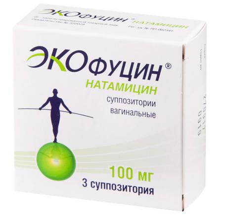 ЭКОФУЦИН супп. вагин. 100 мг №3