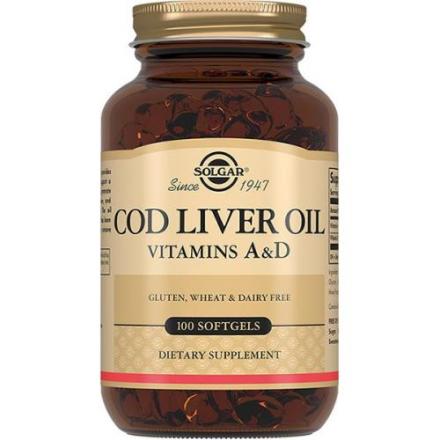 СОЛГАР ЖИР ИЗ ПЕЧЕНИ НОРВЕЖСКОЙ ТРЕСКИ капс. №100