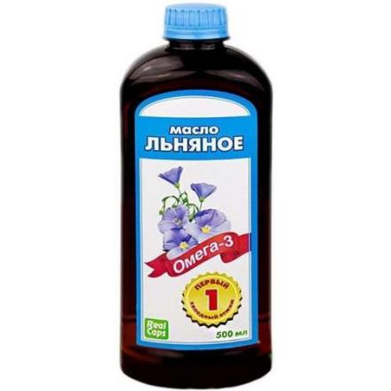 ЛЬНЯНОЕ МАСЛО РЕАЛКАПС фл. 500 мл
