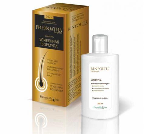РИНФОЛТИЛ ЭСПРЕССО С КОФЕИНОМ ШАМПУНЬ 200 мл усиленная формула