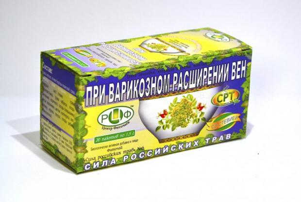 ФИТОЧАЙ РОССИЙСКИЕ ТРАВЫ №6 при варикозном расширении вен ф/п №20