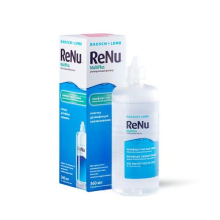 РАСТВОР ДЛЯ ЛИНЗ RENU (РЕНЮ) MULTI PLUS 360 мл