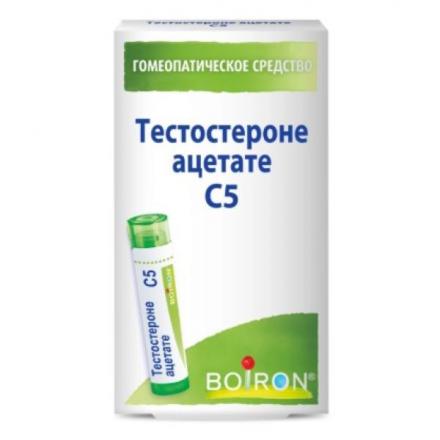 ТЕСТОСТЕРОНЕ АЦЕТАТЕ C5 гранулы гомеопатич. 4 гр