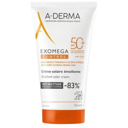 А-ДЕРМА (A-DERMA) ЭКЗОМЕГА КОНТРОЛ КРЕМ-ЭМОЛЕНТ ДЛЯ ЛИЦА И ТЕЛА 150 мл SPF50+