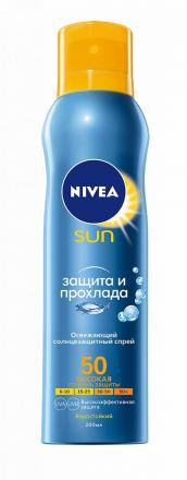 НИВЕЯ SUN СПРЕЙ СОЛНЦЕЗАЩИТНЫЙ 200 мл SPF50 защита и прохлада