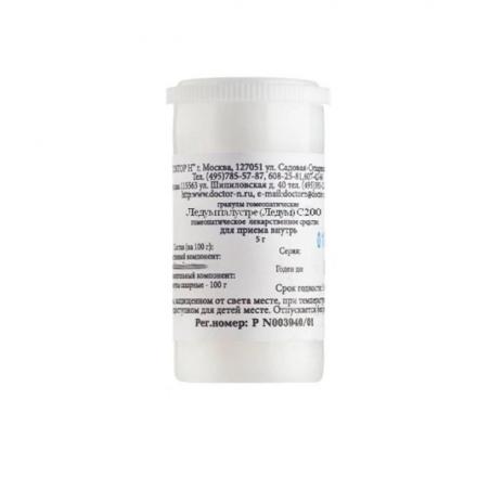ЛЕДУМ ПАЛЮСТРЕ С200 гранулы гомеопатич. 5 гр