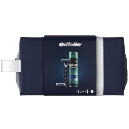 ЖИЛЛЕТТ (GILLETTE) MACH3 НАБОР ДЛЯ БРИТЬЯ МУЖСКОЙ станок + 1 кассета + гель д/бритья
