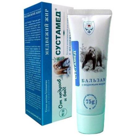 СУСТАМЕД МЕДВЕЖИЙ ЖИР бальзам для тела 75 мл