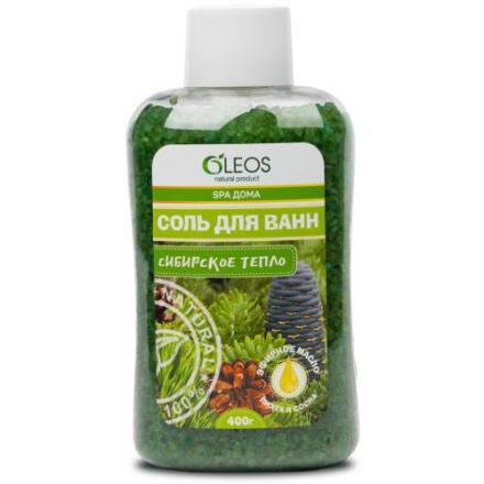 ОЛЕОС СОЛЬ ДЛЯ ВАНН 400 гр сибирское тепло