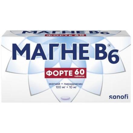 МАГНЕ В6 ФОРТЕ табл. п/о плен. №60