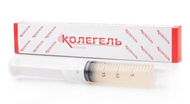 КОЛЕТЕКС ДНК гидрогель с деринатом шприц 20 гр