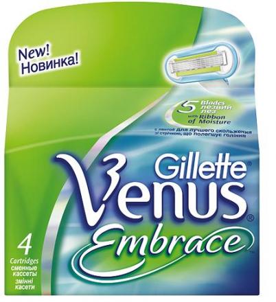 ЖИЛЛЕТТ (GILLETTE) VENUS EMBRACE КАССЕТА №4