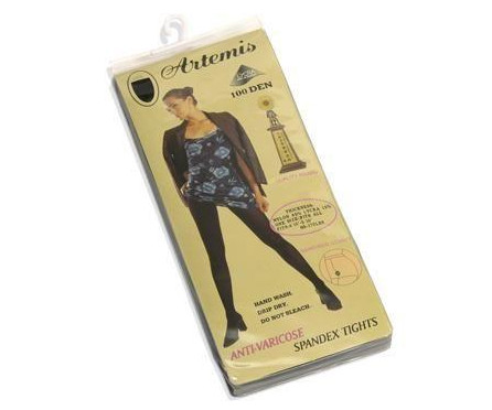 КОЛГОТКИ АНТИВАРИКОЗНЫЕ ARTEMIS черн. 100 DEN