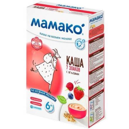 МАМАКО КАША НА КОЗЬЕМ МОЛОКЕ 7 злаков ягоды 200 гр