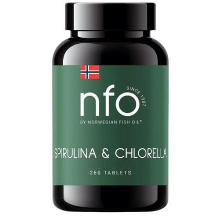 NFO (НФО) СПИРУЛИНА И ХЛОРЕЛЛА табл. №260