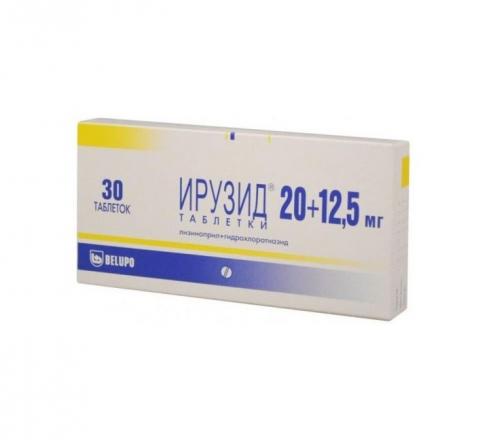 ИРУЗИД табл. 12,5+20 мг №30