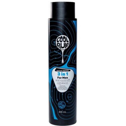 COOL RULE (КУЛ РУЛ) ШАМПУНЬ-КОНДИЦИОНЕР-ГЕЛЬ ДЛЯ ДУША 400 мл северный муссон