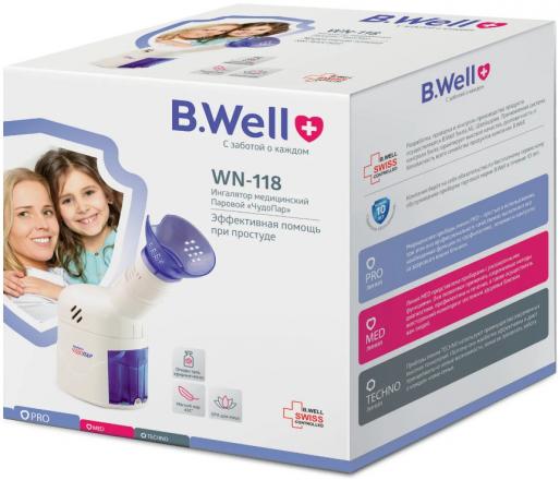 БИ ВЕЛЛ (B.WELL) ИНГАЛЯТОР ПАРОВОЙ WN-118