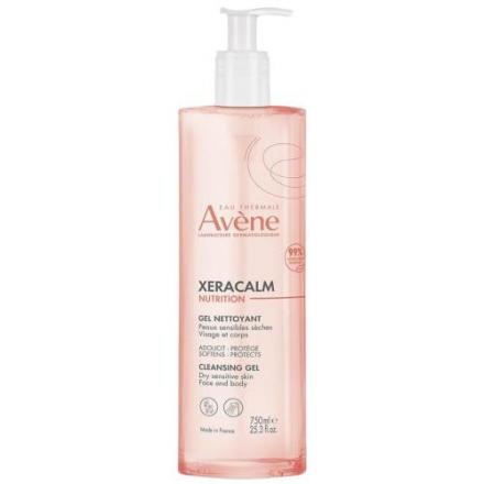 АВЕН (AVENE) XERACALM NUTRITION ГЕЛЬ ДЛЯ ЛИЦА И ТЕЛА 750 мл для сухой и чувствит. кожи