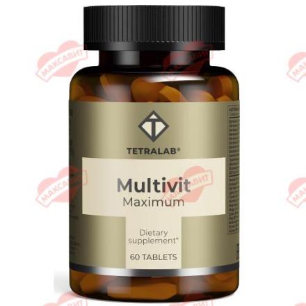 TETRALAB МУЛЬТИВИТ МАКСИМУМ табл. п/о №60