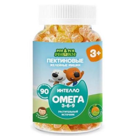 МИ-МИ-МИШКИ ОМЕГА 3-6-9 пастилки пектиновые №90