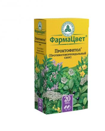 ПРОКТОФИТОЛ СБОР П/ГЕМОРРОИДАЛЬНЫЙ КРАСНОГОРСК ф/п №20