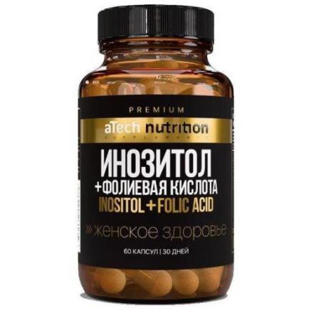 ATECH NUTRITION PREMIUM ИНОЗИТОЛ+ФОЛИЕВАЯ КИСЛОТА капс. №60