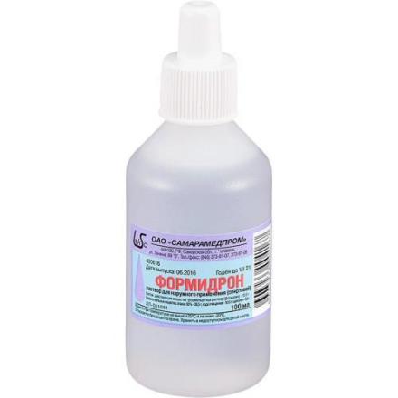 ФОРМИДРОН р-р спирт. наруж. 100 мл