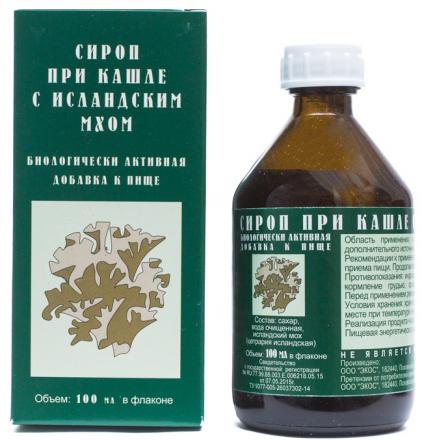 АЛТЕЙКА С ИСЛАНДСКИМ МХОМ сироп фл. 100 мл