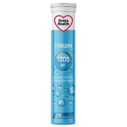 GROSS HEALTH ГЛИЦИН табл. шип. д/приг.р-ра №20