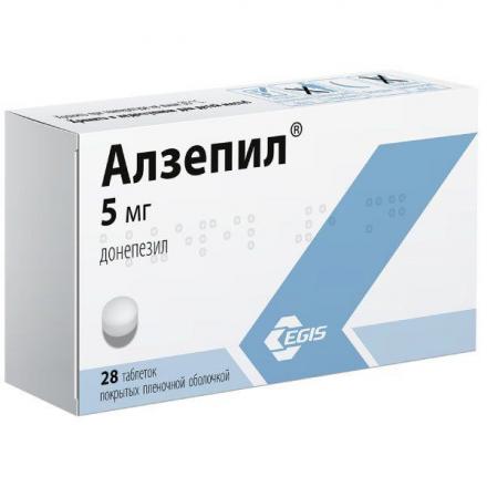 АЛЗЕПИЛ табл. п/о плен. 5 мг №28