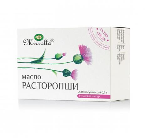 РАСТОРОПША МАСЛО МИРРОЛЛА капс. №200