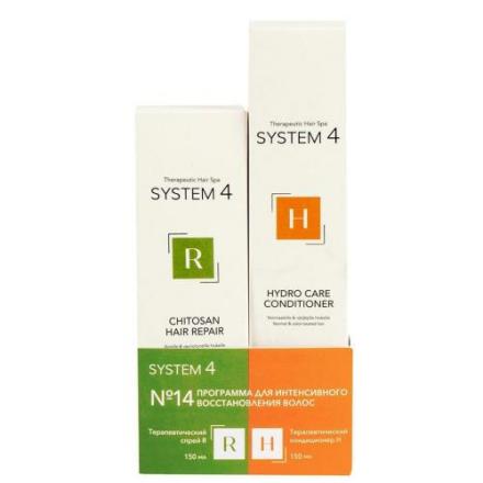 СИСТЕМА 4  НАБОР ДЛЯ ВОЛОС для интенс. восстан. (лосьон-спрей + бальзам)