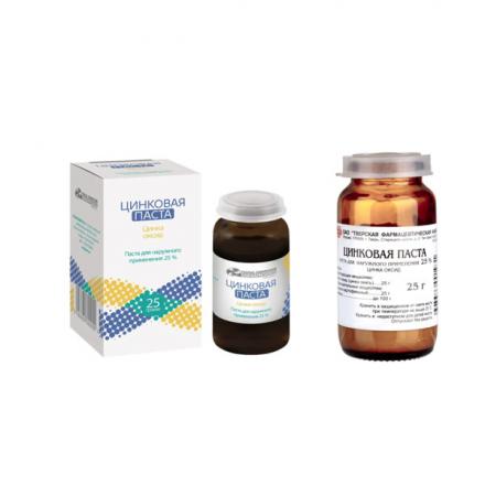 ЦИНКОВАЯ ПАСТА фл. 25 гр