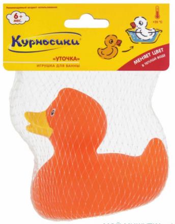 КУРНОСИКИ ИГРУШКА ДЛЯ ВАНН 25068 уточка