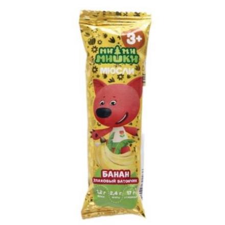 МИ-МИ-МИШКИ БАТОНЧИК ЗЛАКОВЫЙ банан 24 гр