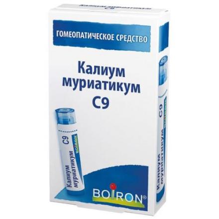 КАЛИУМ МУРИАТИКУМ С9 гранулы гомеопатич. 4 гр