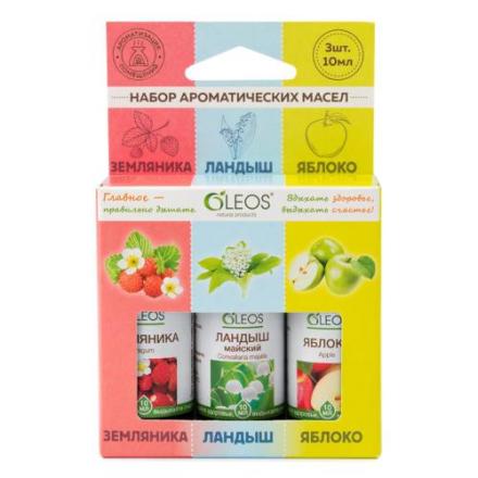 МАСЛО ЭФИРНОЕ НАБОР ОЛЕОС 10 мл пихта/чайное дерево/эвкалипт №3