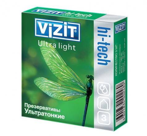 ПРЕЗЕРВАТИВЫ ВИЗИТ ультратонкие №3