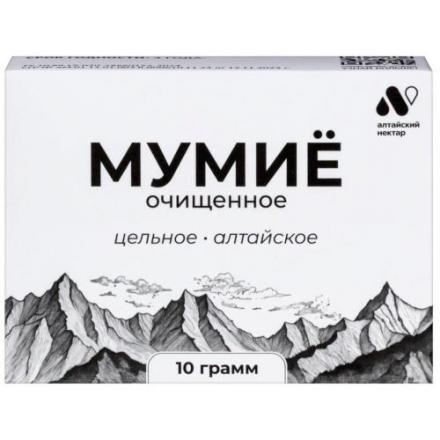 МУМИЕ ОЧИЩЕННОЕ АЛТАЙСКИЙ НЕКТАР 10 гр