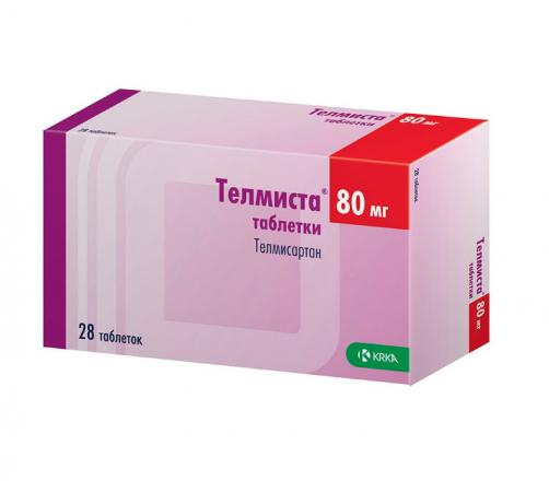 ТЕЛМИСТА табл. 80 мг №28
